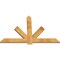Ekena Millwork Kennewick Rough Sawn Timber Gable Bracket, Western Red Cedar, 72"W x 48"H x 2"D x 6"F, 16/12 Pitch GBW072X48X0206KEN00RWR - alternate 5